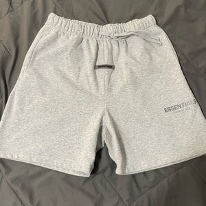 Essentials Light Gray Athletic Men's Shorts